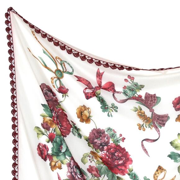 Tulbent Scarf Handmade Crochet Detailing NWOT - Picture 4 of 7